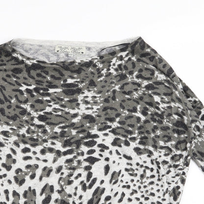urban bliss Womens Multicoloured Animal Print  Pullover Jumper Size 10