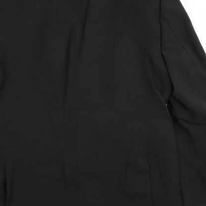 Fellini Traveller Mens Black   Jacket Blazer Size 40