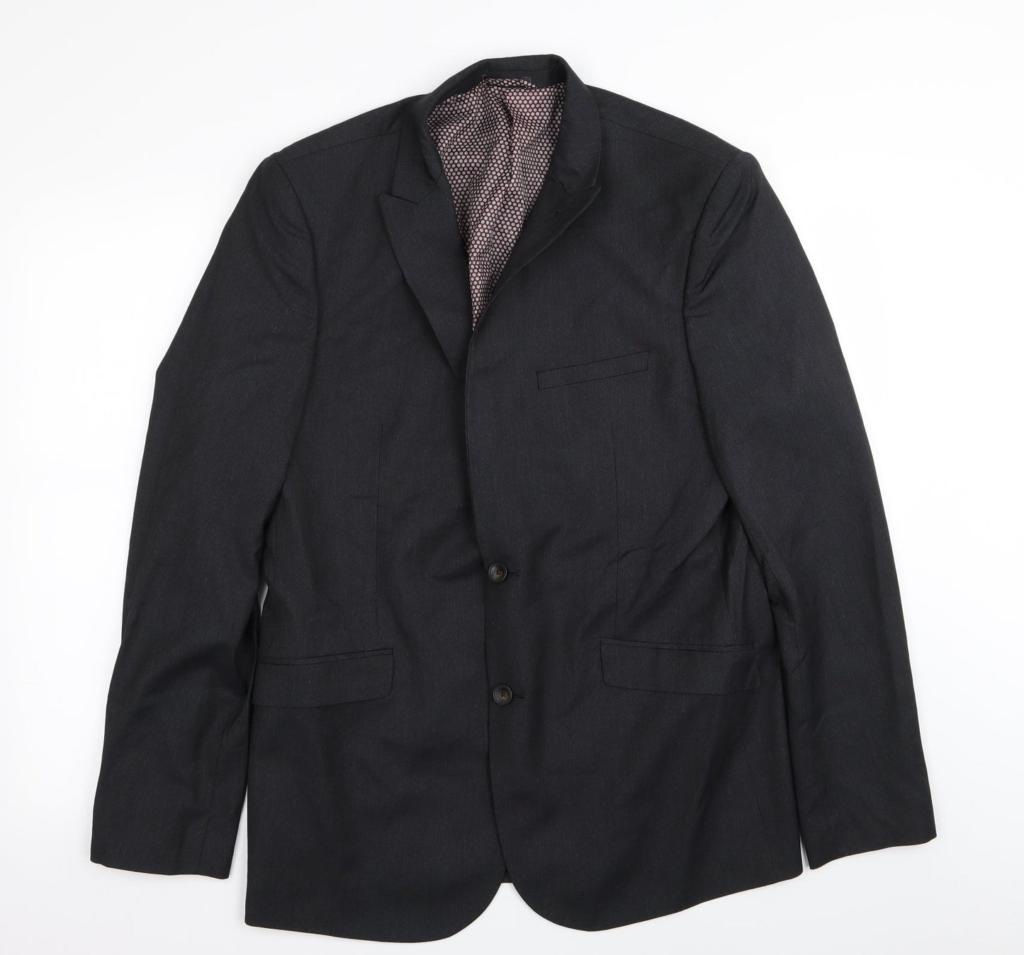Mens UK Size 42 M&S Regular Black Suit Jacket