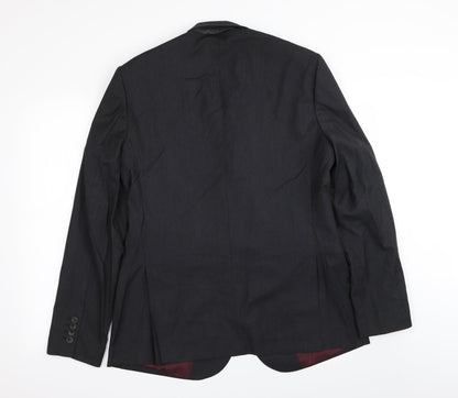 Mens UK Size 42 M&S Regular Black Suit Jacket