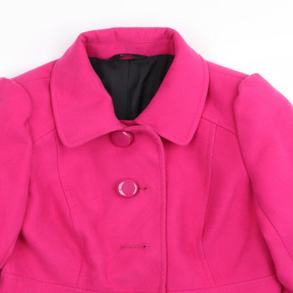 M&S Womens Pink   Jacket Blazer Size 12