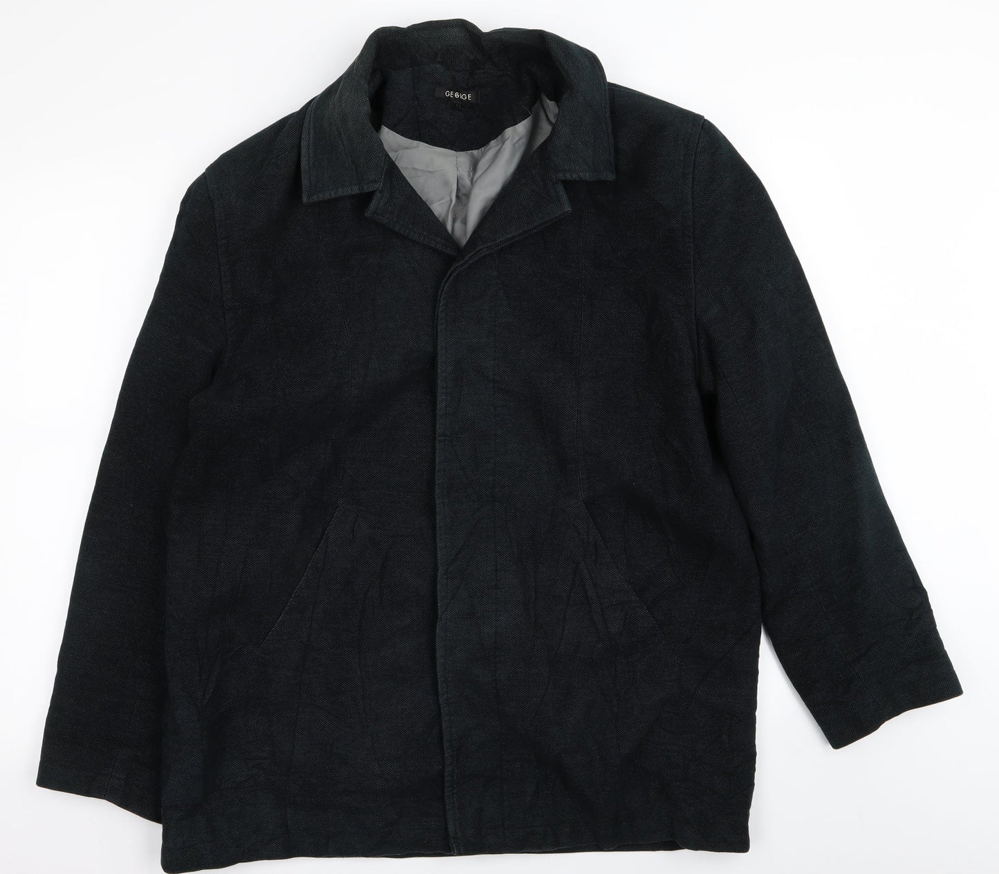 Asda George Mens Green   Overcoat Coat Size L