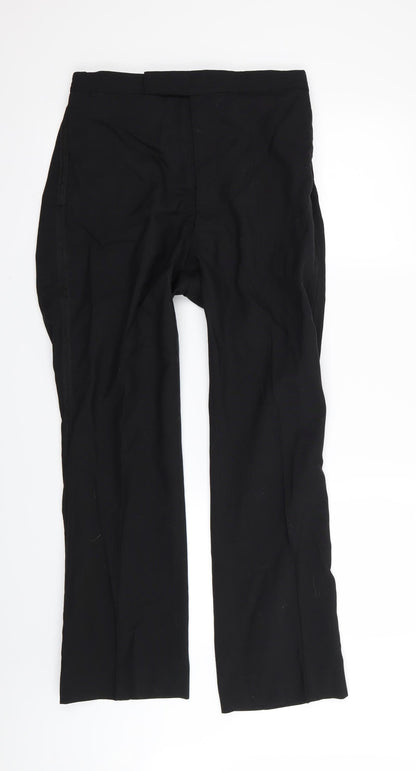 Maine Mens Black   Trousers  Size 28 in L30 in
