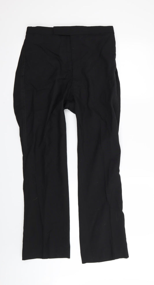 Maine Mens Black   Trousers  Size 28 in L30 in