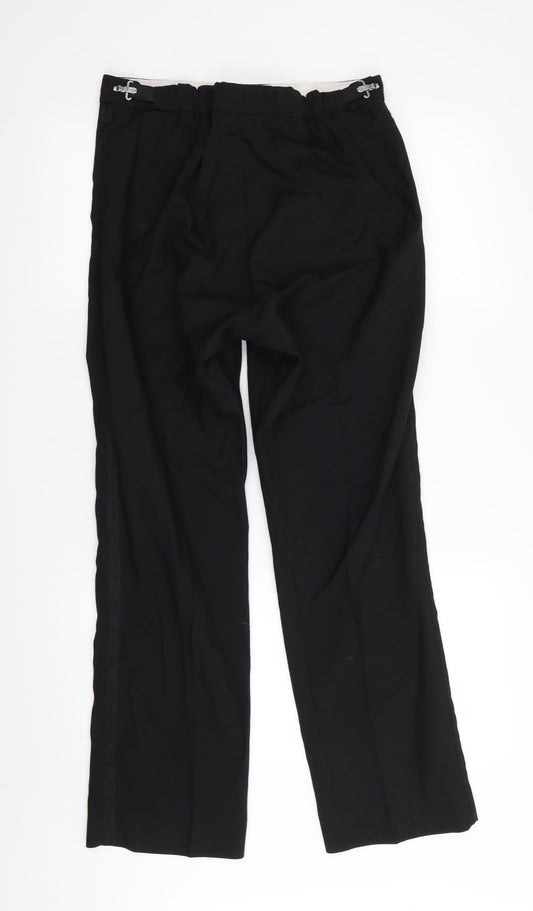 Maine Mens Black   Trousers  Size 28 in L30 in