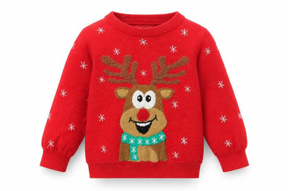 Primark Baby Red   Pullover Jumper Size 9-12 Months  - chrismas jumper