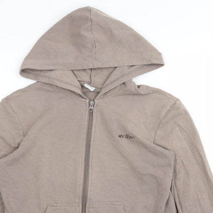 Target Womens Brown   Full Zip Jumper Size 10