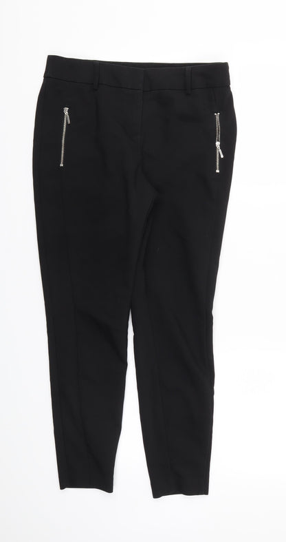 Papaya Womens Black   Trousers  Size 10 L26 in