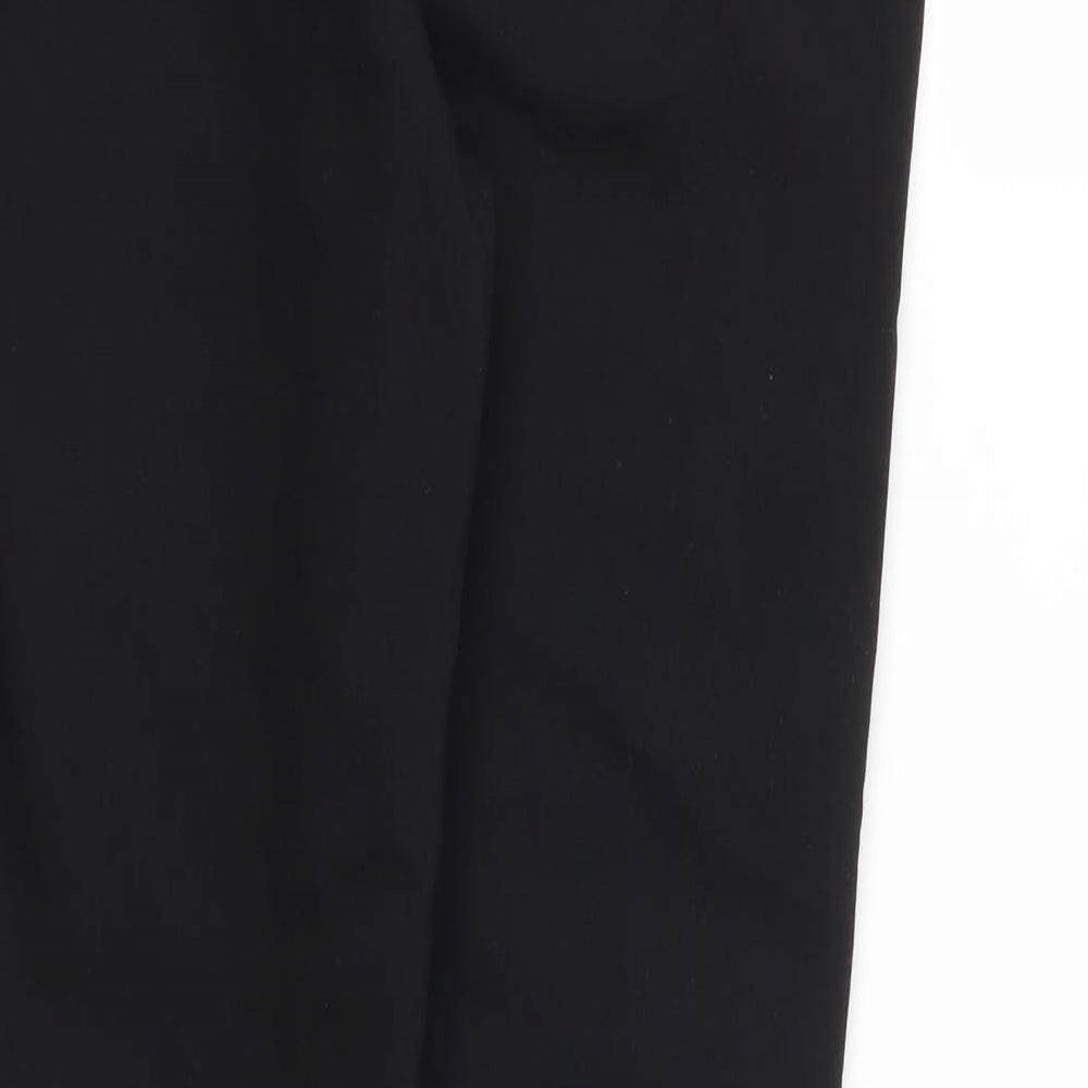 Papaya Womens Black   Trousers  Size 10 L26 in