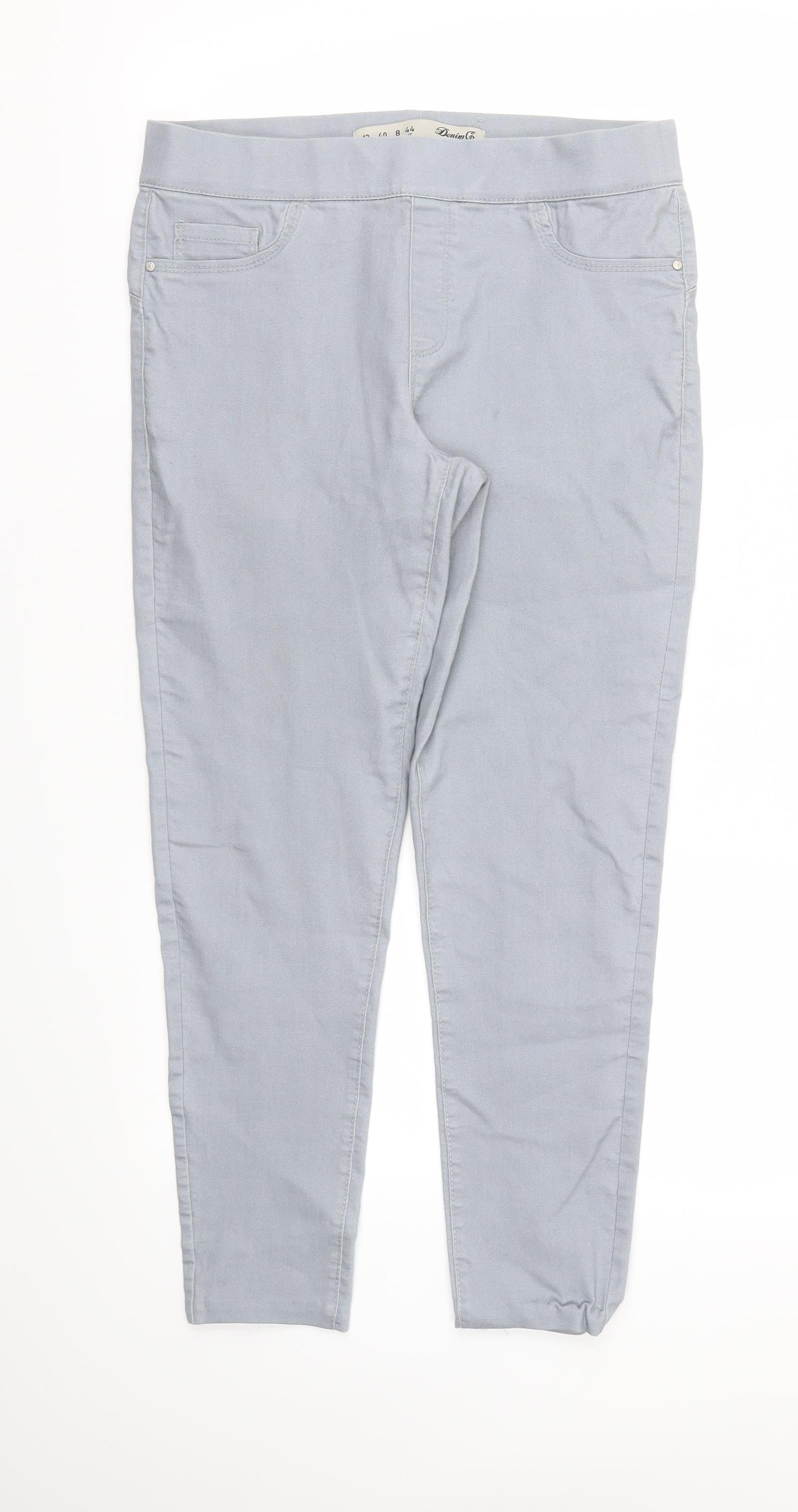 DENIM &CO  Womens Grey   Sweatpants Trousers Size 12 L25 in