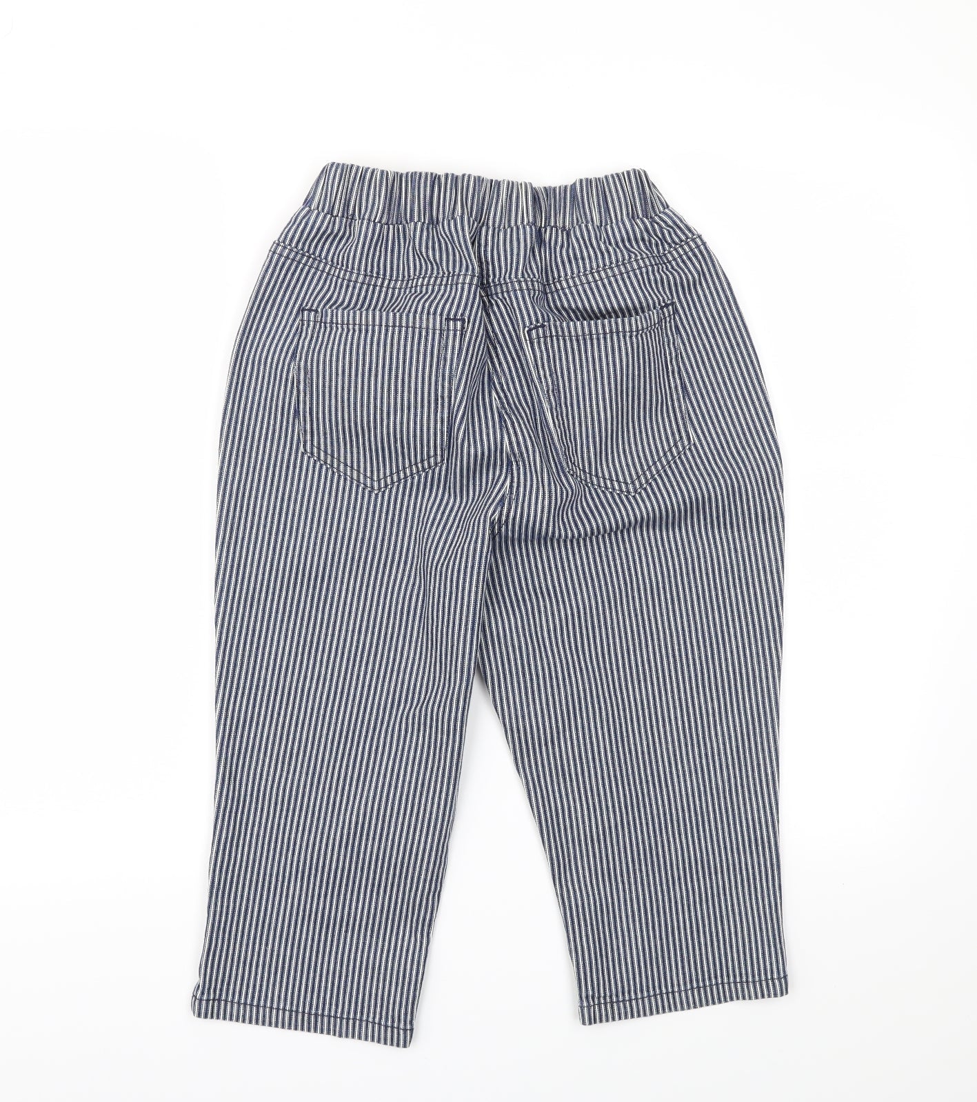 Womens UK Size 30 in Preworn Regular Fit Capri Blue Trousers