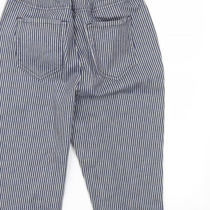 Womens UK Size 30 in Preworn Regular Fit Capri Blue Trousers