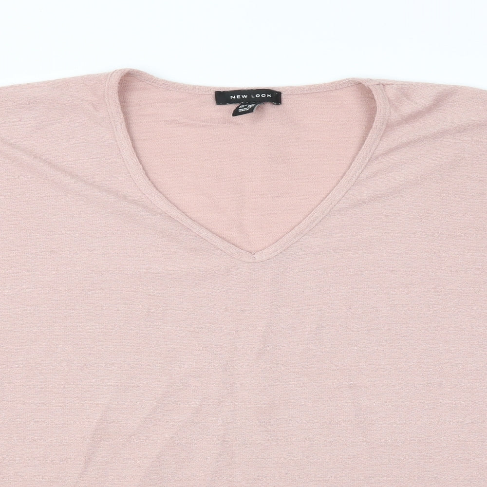 Womens UK Size M New Look Orange  T-Shirt