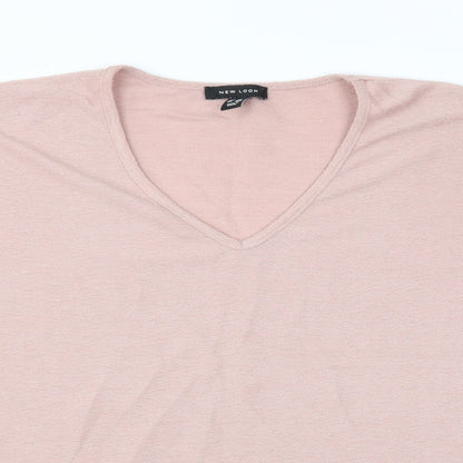 Womens UK Size M New Look Orange  T-Shirt