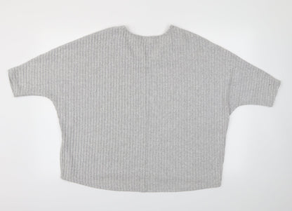 New Look Womens Grey   Pullover Jumper Size M