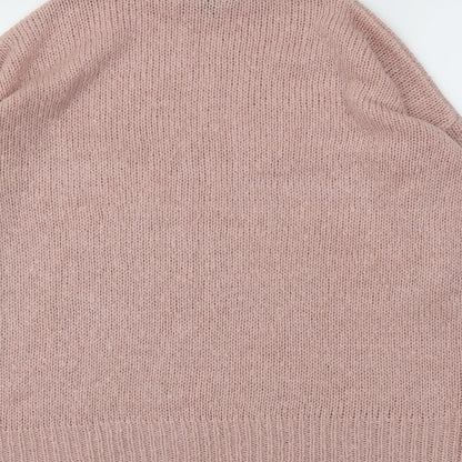New Look Womens Pink   Henley Jumper Size S