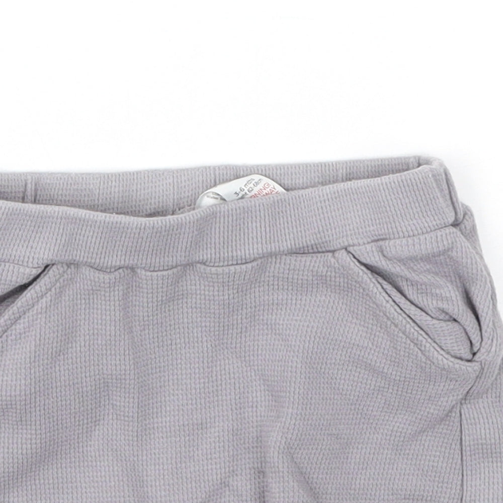 TU Boys Grey   Capri Trousers Size 3-6 Months