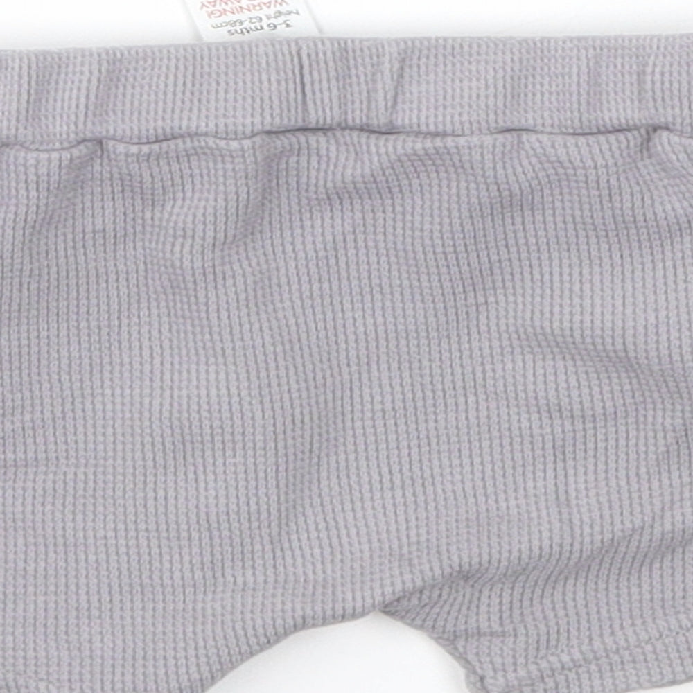 TU Boys Grey   Capri Trousers Size 3-6 Months
