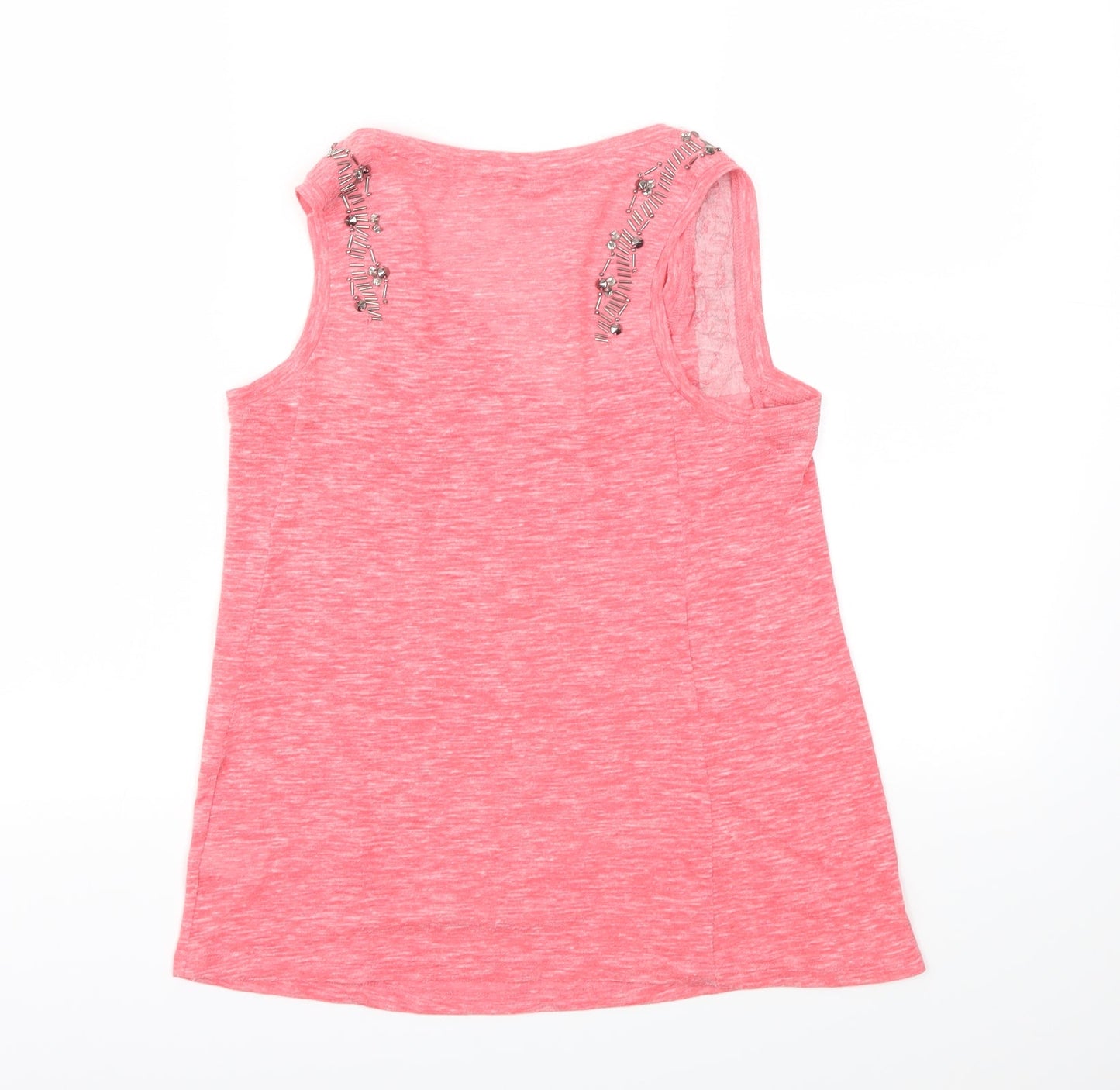 Womens UK Size 8 NEXT Pink Basic T-Shirt