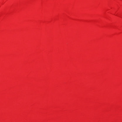 NEXT Womens Red Animal Print  Top Pyjama Top Size M