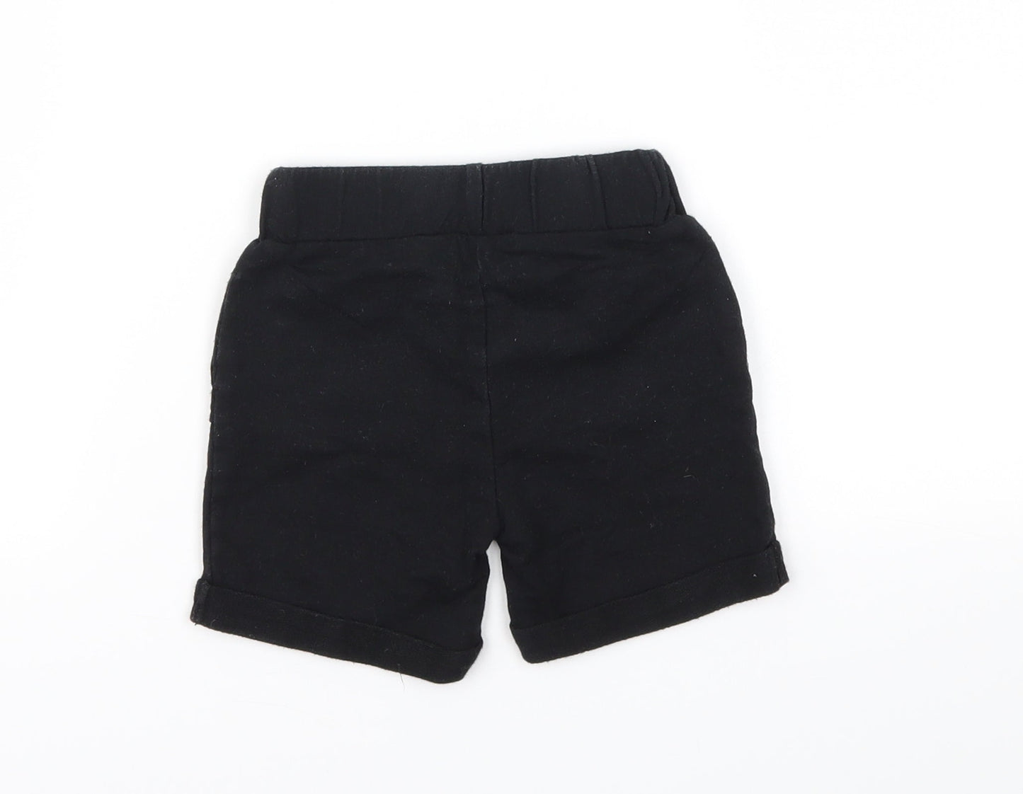Primark Boys Black Animal Print  Capri Trousers Size 3-6 Months