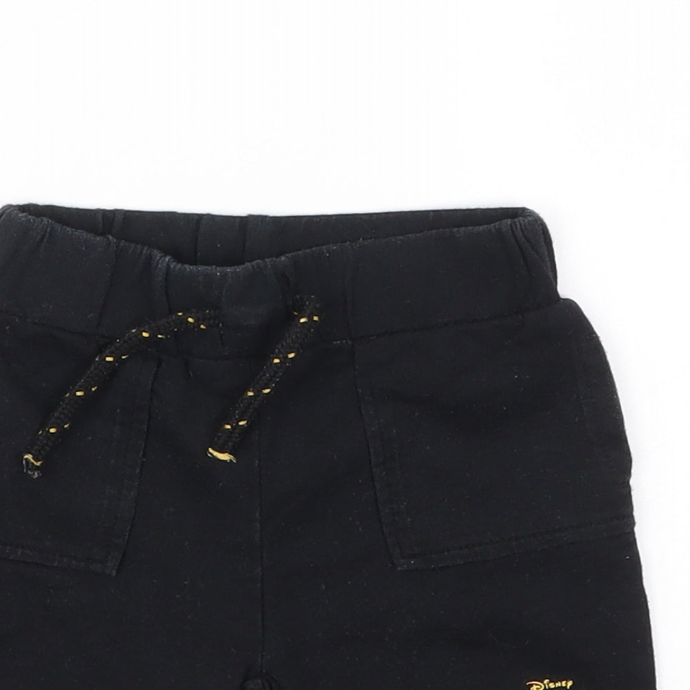 Primark Boys Black Animal Print  Capri Trousers Size 3-6 Months