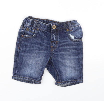 H&M Boys Blue   Capri Jeans Size 9-12 Months