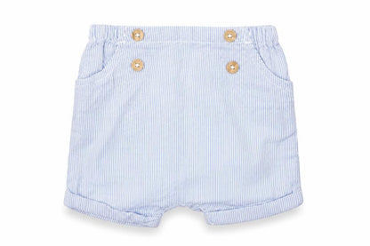 Tu Boys Blue Striped  Capri Trousers Size 3-6 Months