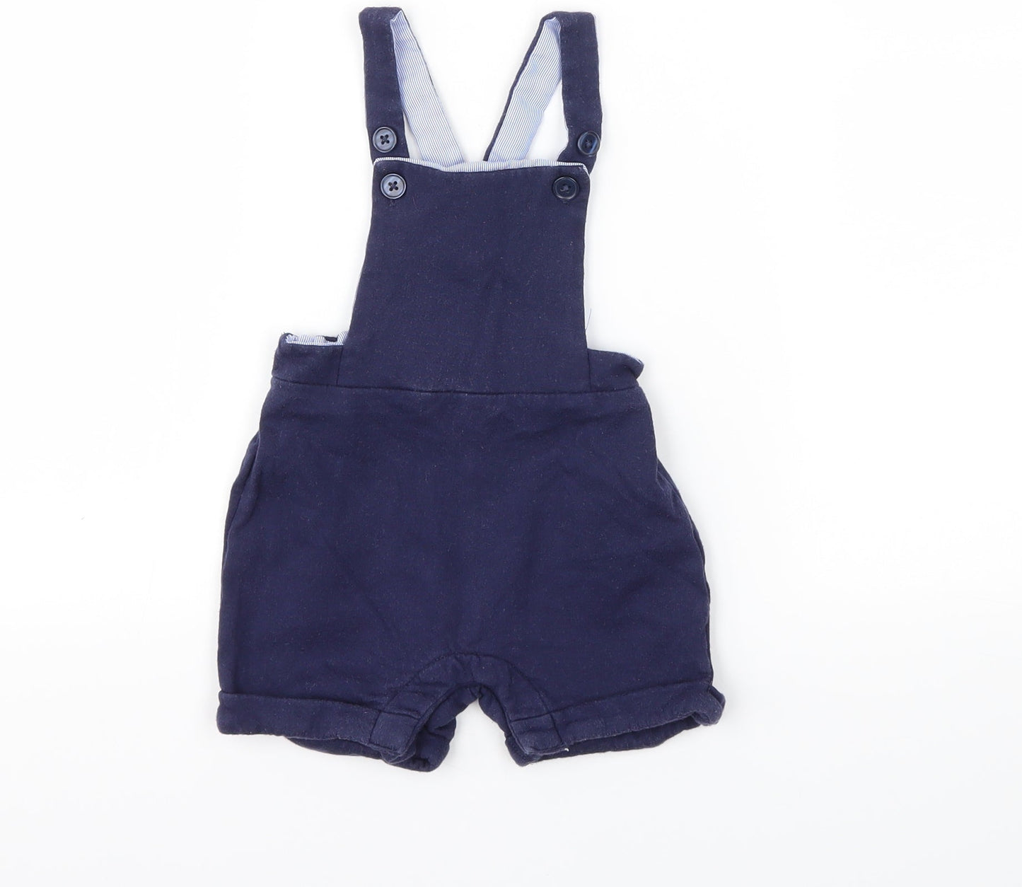 Matalan Boys Blue   Dungaree One-Piece Size 6-9 Months