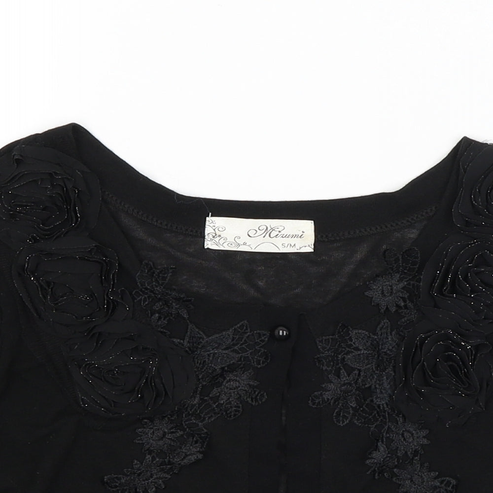 Mirumi Womens Black   Cardigan Jumper Size M