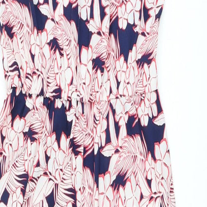 New Look Womens Blue Flecked  Catsuit One-Piece Size 8 L25 in