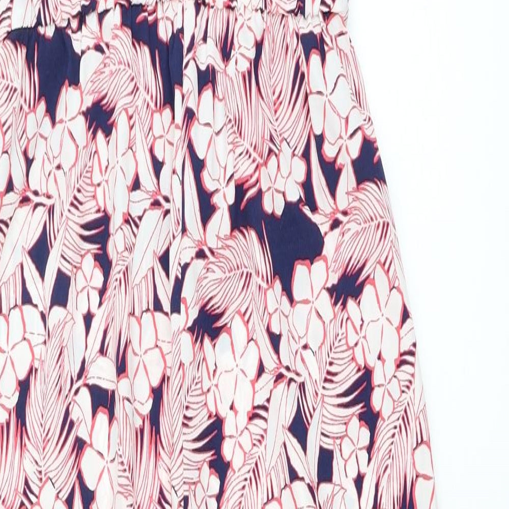 New Look Womens Blue Flecked  Catsuit One-Piece Size 8 L25 in