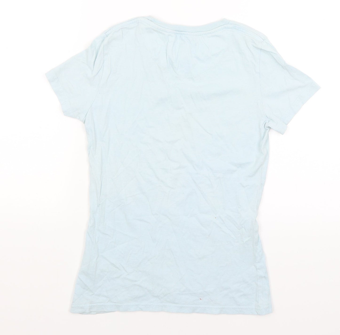 Womens UK Size 6 Jack Wills Blue Basic T-Shirt