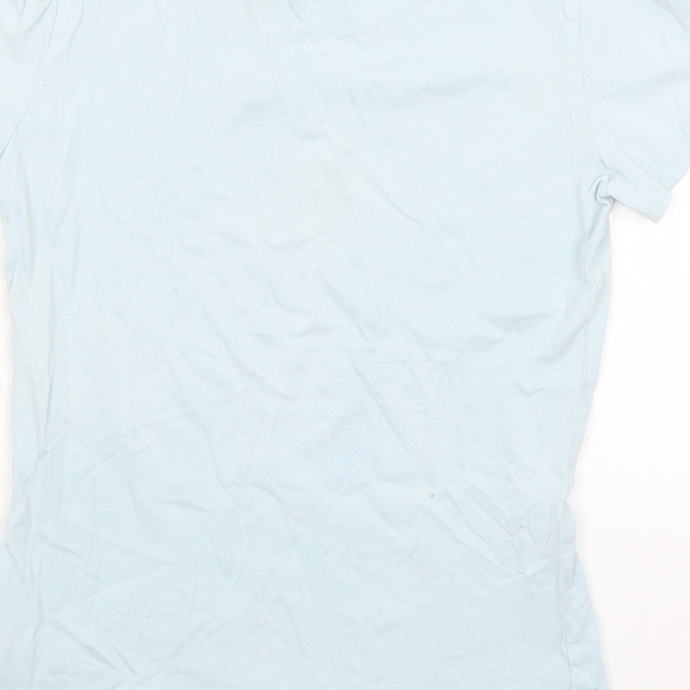 Womens UK Size 6 Jack Wills Blue Basic T-Shirt