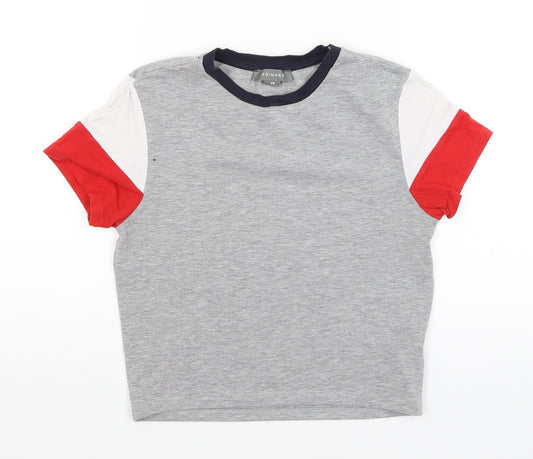 Primark Womens Grey   Basic T-Shirt Size XS