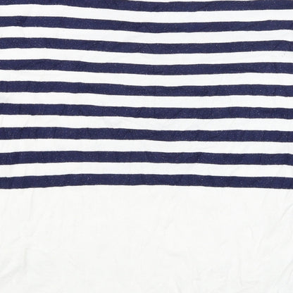 Womens UK Size S Oasis White Basic T-Shirt