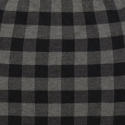 Adrienne Vittadinaq Womens Black Check  Straight & Pencil Skirt Size L