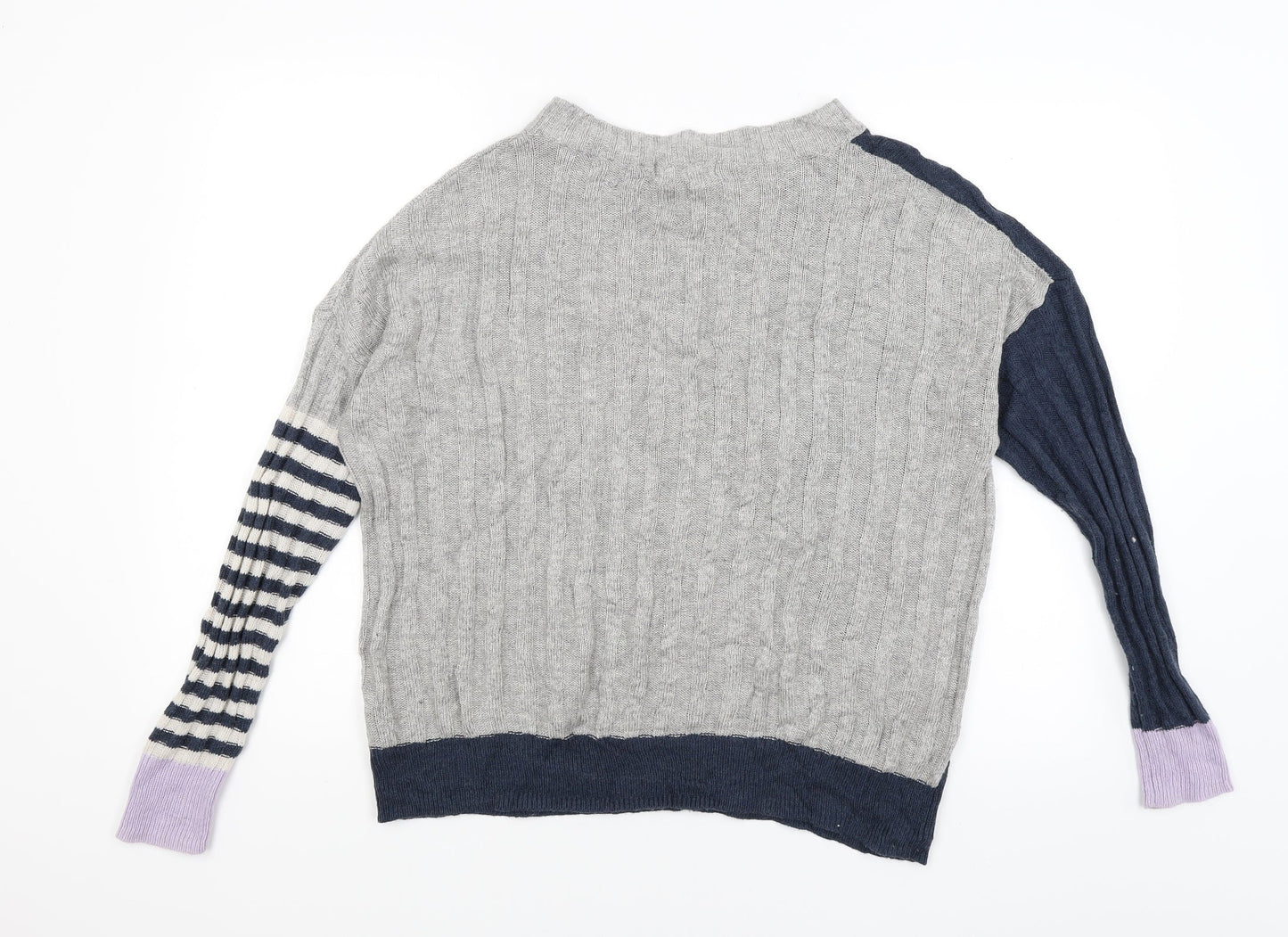 M&S Womens Grey   Pullover Jumper Size M