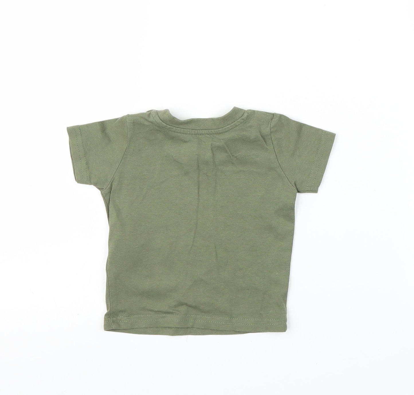 Primark Boys Green   Basic T-Shirt Size 0-3 Months