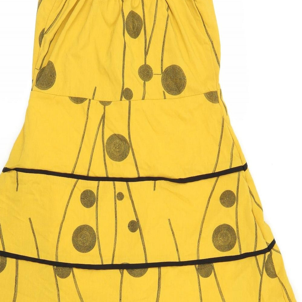 Preworn Womens Yellow   A-Line  Size S