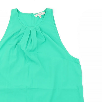Peacocks Womens Green   Basic Blouse Size 12