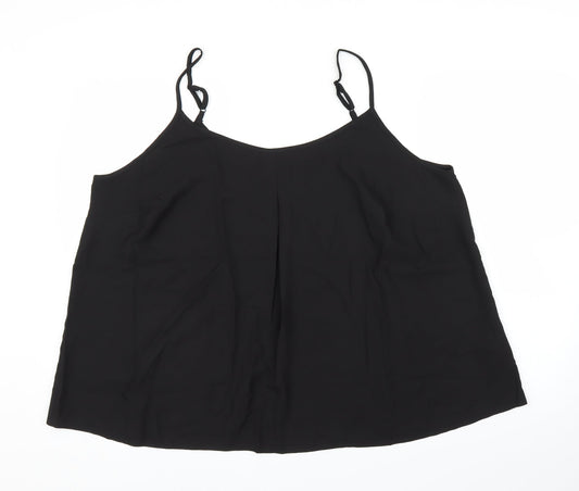 Capsule Womens Black   Camisole Blouse Size 24