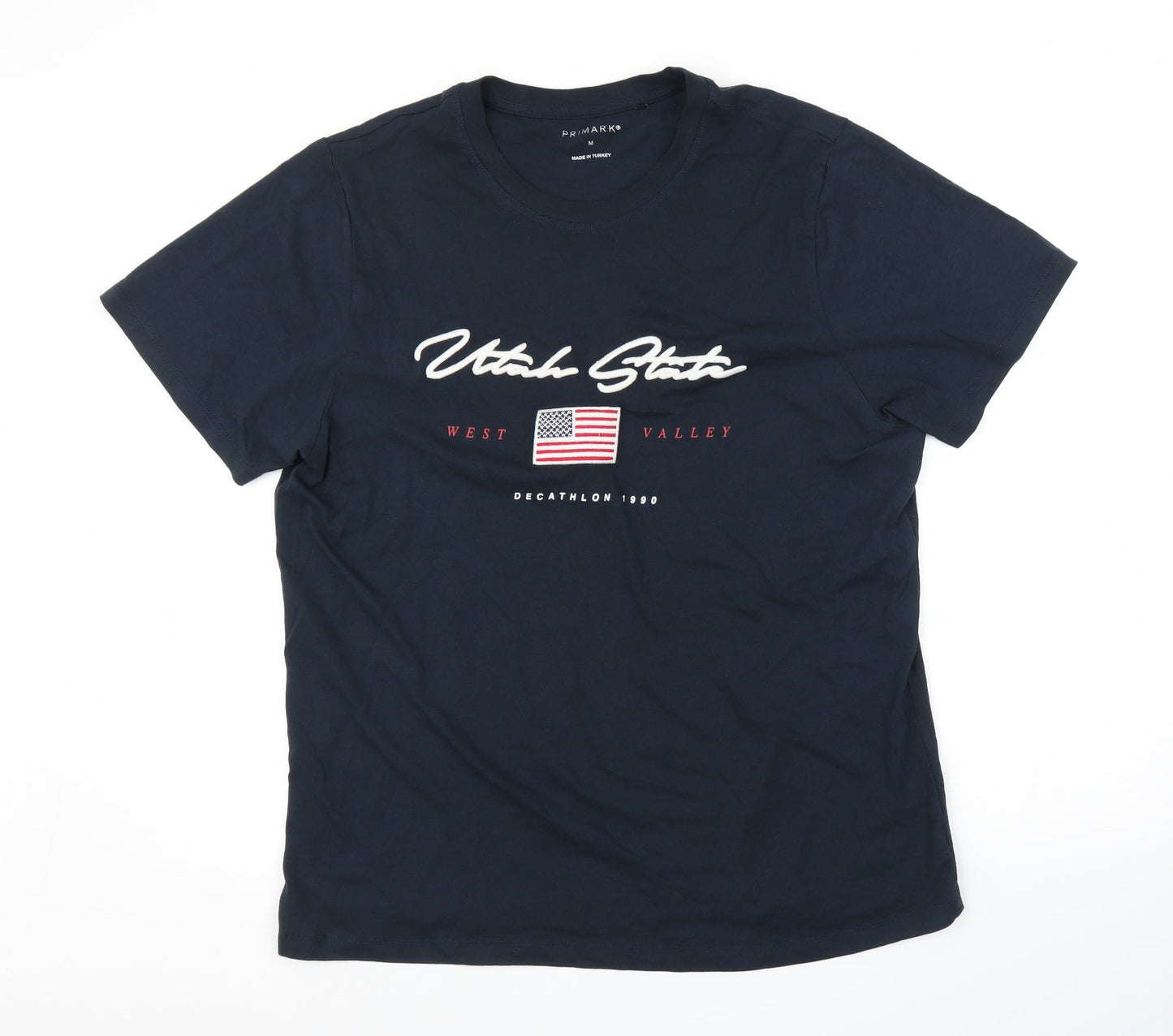 Primark Mens Blue    T-Shirt Size M