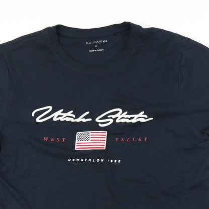 Primark Mens Blue    T-Shirt Size M