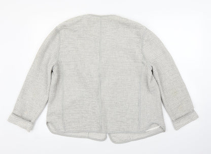 Custommade Womens Silver   Jacket  Size 10  - Chanel jacket