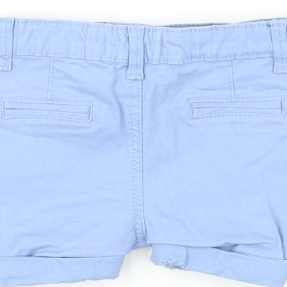 Primark Boys Blue  Damask Capri Trousers Size 3-6 Months  - Shorts