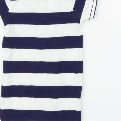 NEXT Baby Blue Striped  Babygrow One-Piece Size 6-9 Months