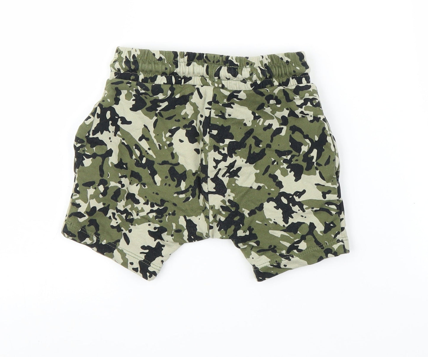 NEXT Boys Green Camouflage  Capri Leggings Size 6-9 Months