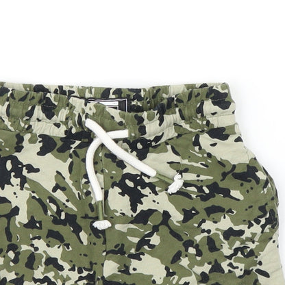 NEXT Boys Green Camouflage  Capri Leggings Size 6-9 Months