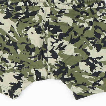 NEXT Boys Green Camouflage  Capri Leggings Size 6-9 Months